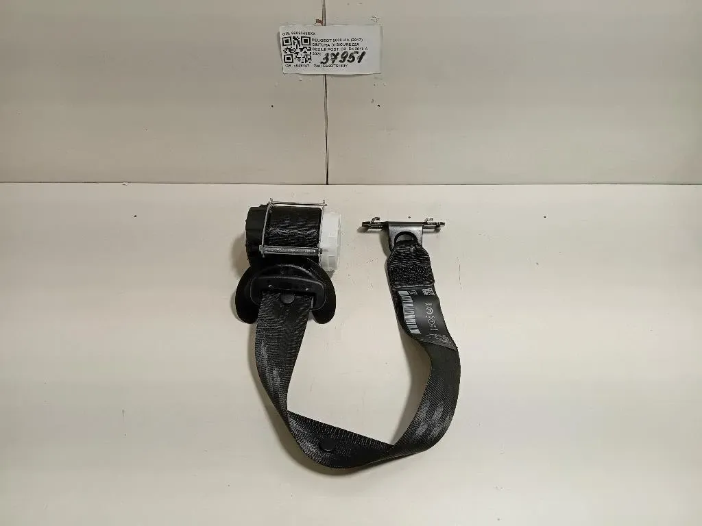 Cintura DI Sicurezza Sedile POST DX 98093485XX Peugeot 5008 II 2017