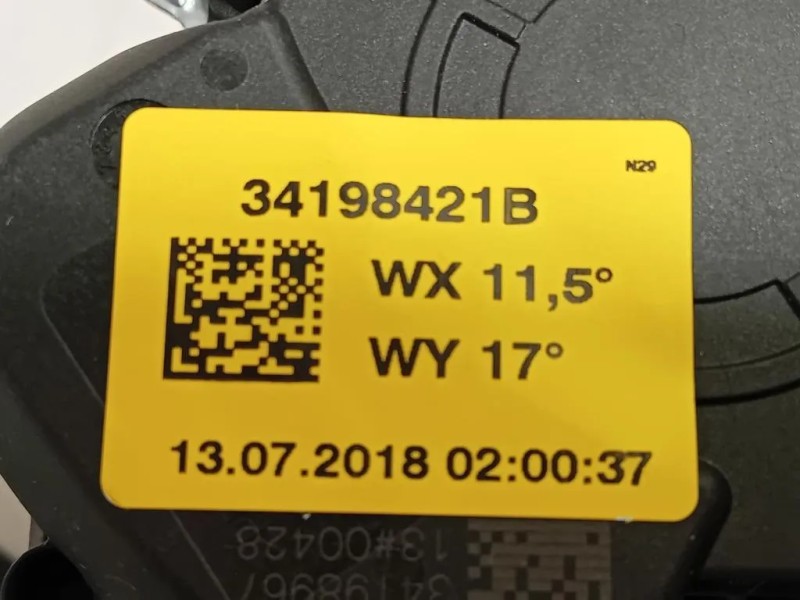 Cintura DI Sicurezza Sedile POST DX 98093485XX Peugeot 5008 II 2017