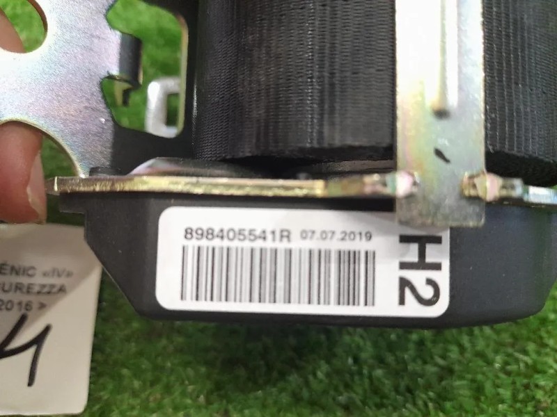 Cintura DI Sicurezza Sedile POST DX 898405541R Renault Grand Scénic IV 2016