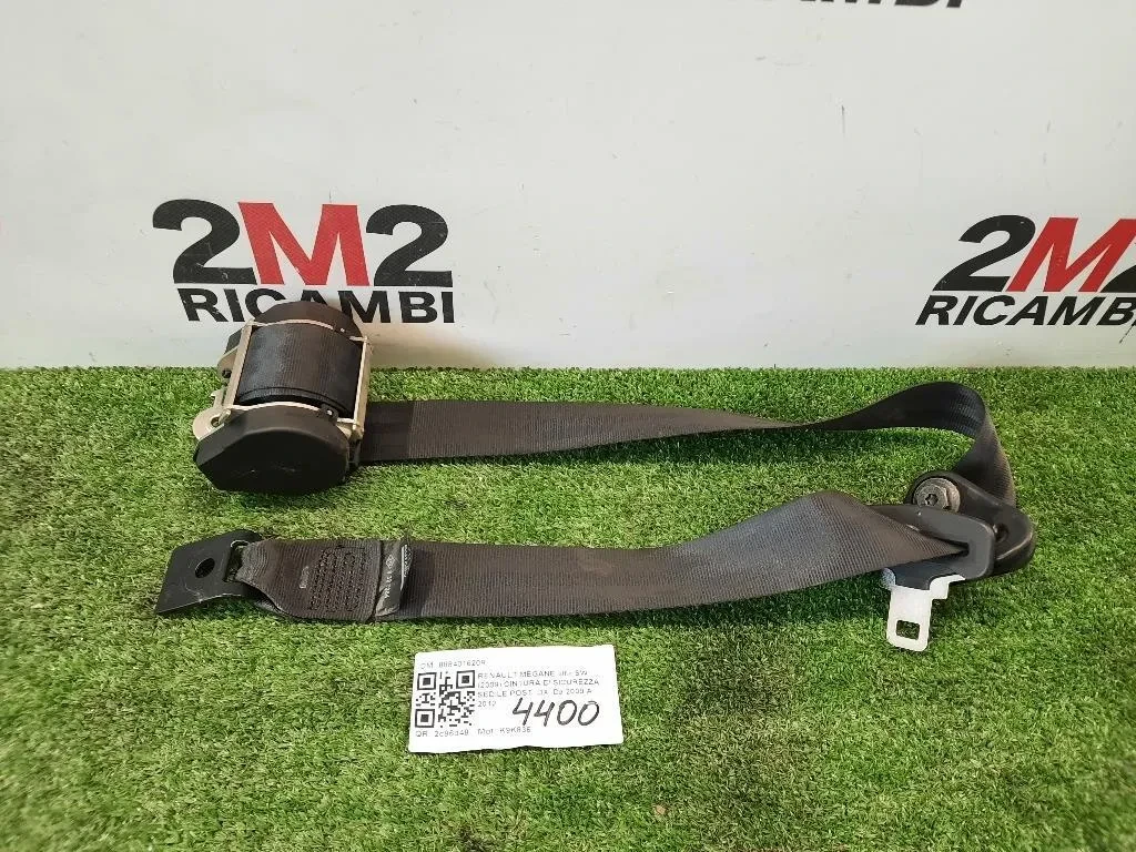 Cintura DI Sicurezza Sedile POST DX 888401620R DESTRA Renault Mégane III SW 2009