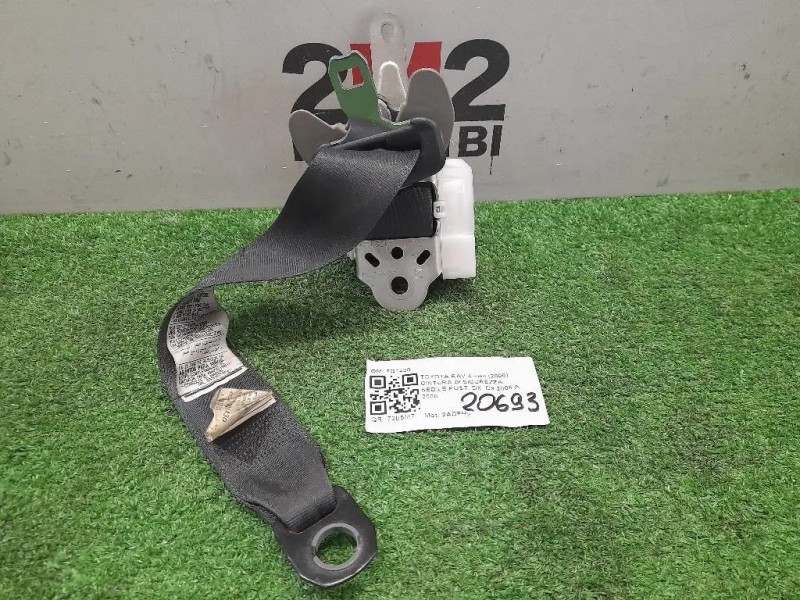 Cintura DI Sicurezza Sedile POST DX 7Q1430 Toyota RAV 4 III 2006