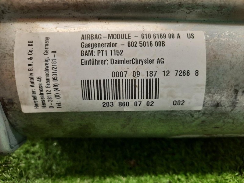 Air-bag Passeggero A2038600702 Mercedes Classe CLC Cl203 2008