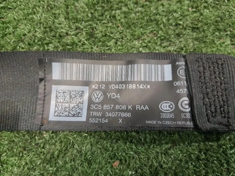 Cintura DI Sicurezza Sedile POST DX 3C5857806KRAA Volkswagen Passat VI 2011