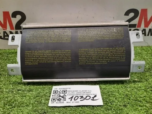 Air-bag Passeggero A2038600702 Mercedes Classe CLC Cl203 2008