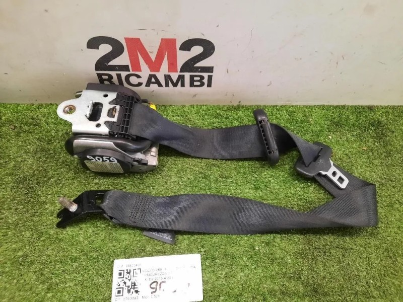 Cintura DI Sicurezza Sedile POST DX 39800488 Volvo V60 I 2010