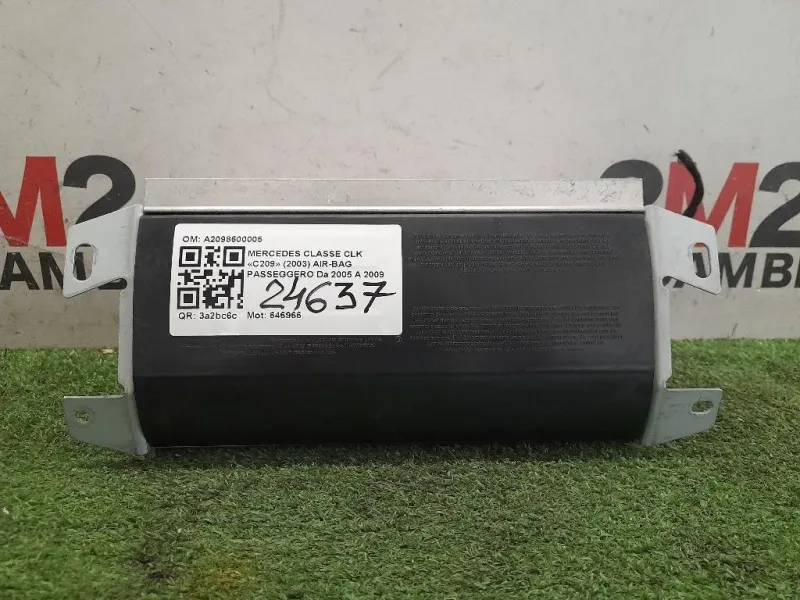 Air-bag Passeggero A2098600005 Mercedes Classe CLK C209 2003