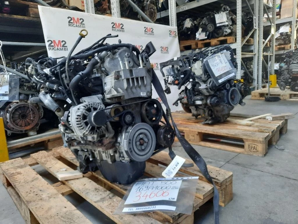 Motore Completo 169A1000 75CV 55KW Fiat 500 II 2008