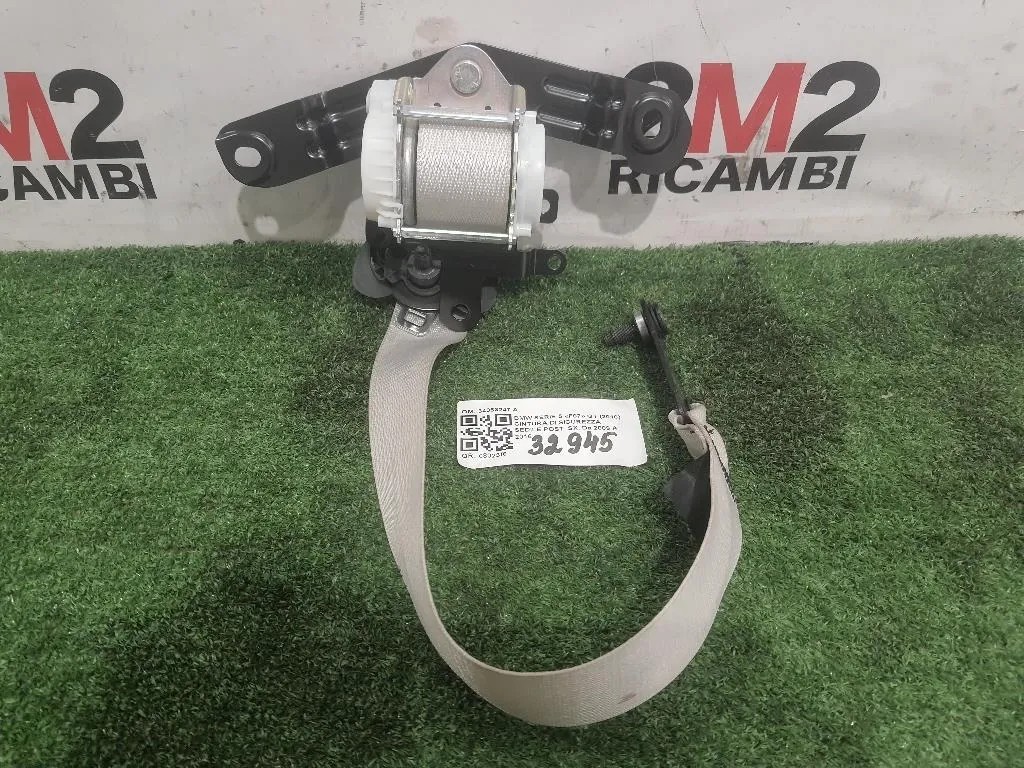 Cintura DI Sicurezza Sedile POST SX 34063247 A Bmw Serie 5 F07 GT 2010