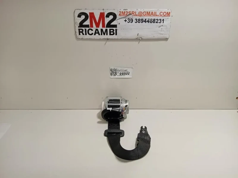 Cintura DI Sicurezza Sedile POST SX 341002068 Opel Astra K 2016
