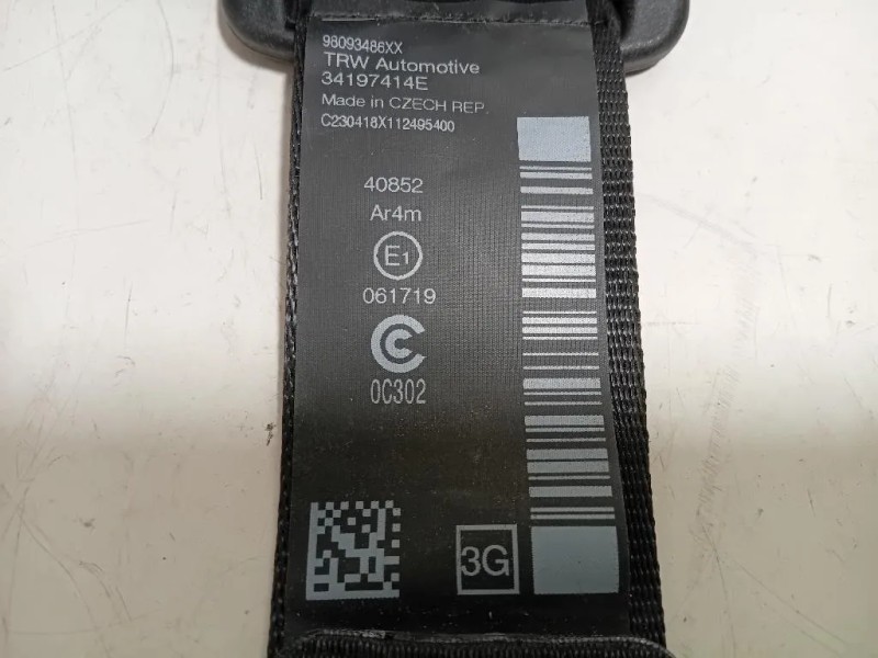 Cintura DI Sicurezza Sedile POST SX 8975SH Peugeot 5008 I 2010