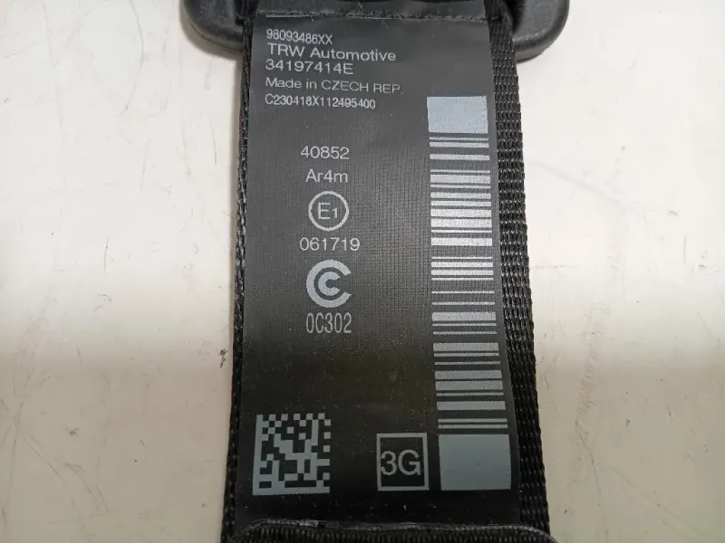 Cintura DI Sicurezza Sedile POST SX 8975SH Peugeot 5008 I 2010