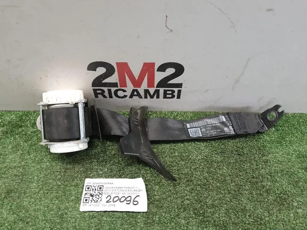 Cintura DI Sicurezza Sedile POST SX 3C5857805KRAA Volkswagen Passat VI 2011