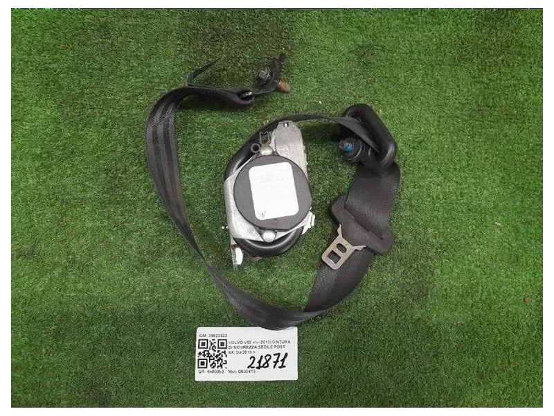 Cintura DI Sicurezza Sedile POST SX 39823322 Volvo V60 I 2013