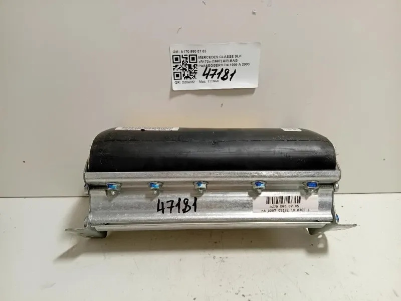 Air-bag Passeggero A170 860 07 05 Mercedes Classe SLK R170 1997