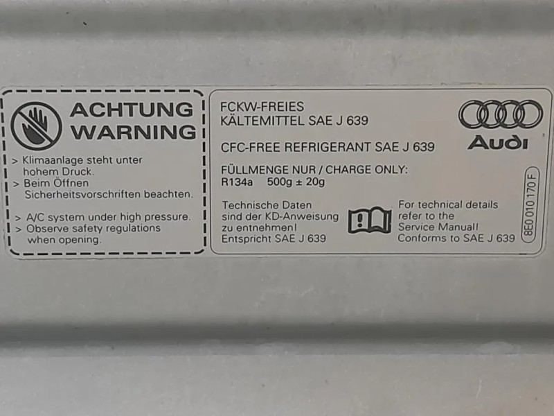 Cofano ANT 8E0010170F Audi A4 8E2 2001