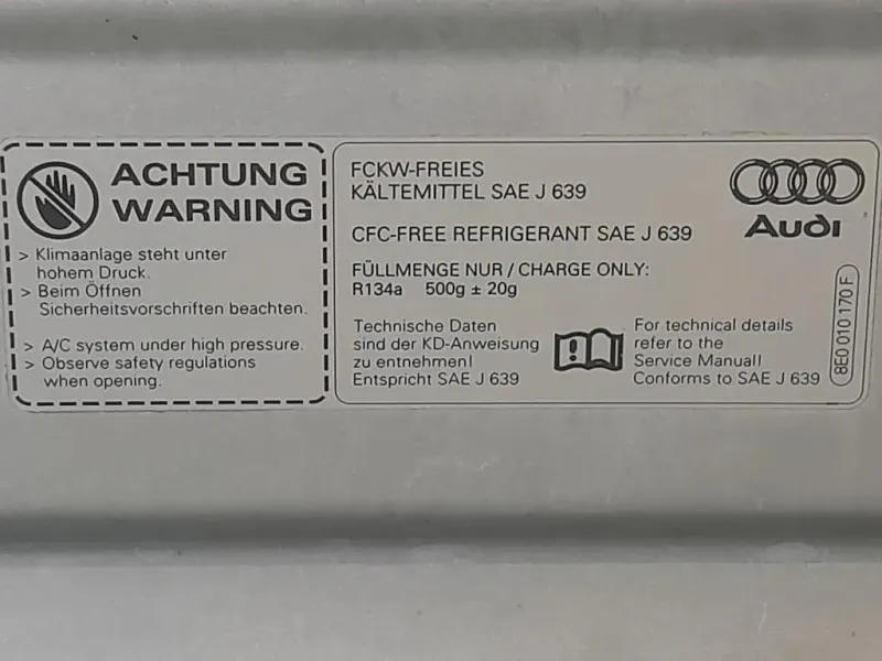 Cofano ANT 8E0010170F Audi A4 8E2 2001