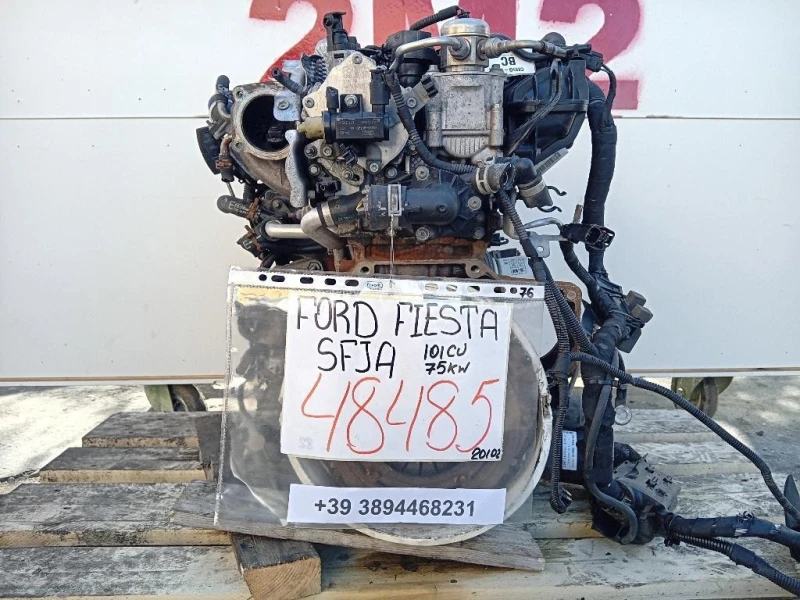 Motore Completo SFJACD 101 CV 75 KW Ford Fiesta VI 2012