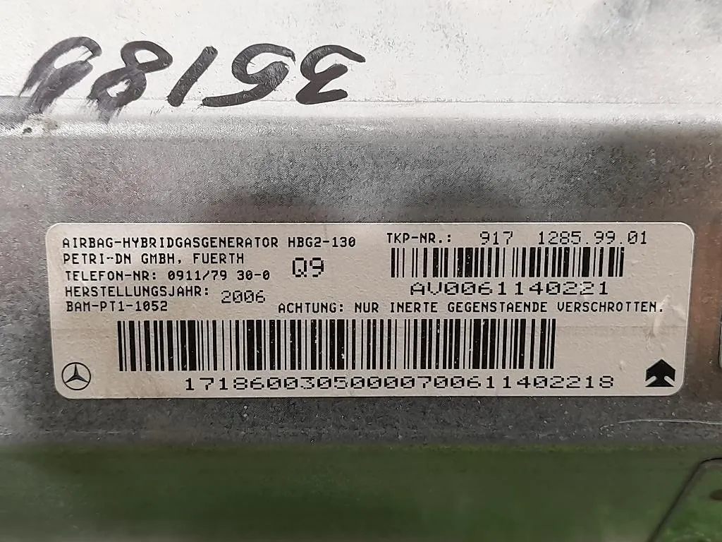 Air-bag Passeggero 305474110-AB Mercedes Classe SLK R171 2004