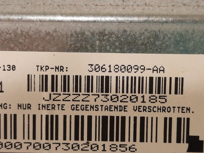 Air-bag Passeggero 306180099-AA Mercedes Classe SLK R171 2004