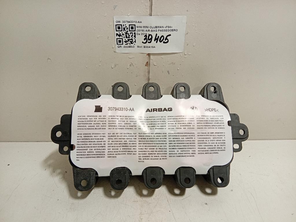 Air-bag Passeggero 307943310-AA Mini MINI Clubman F54 2019
