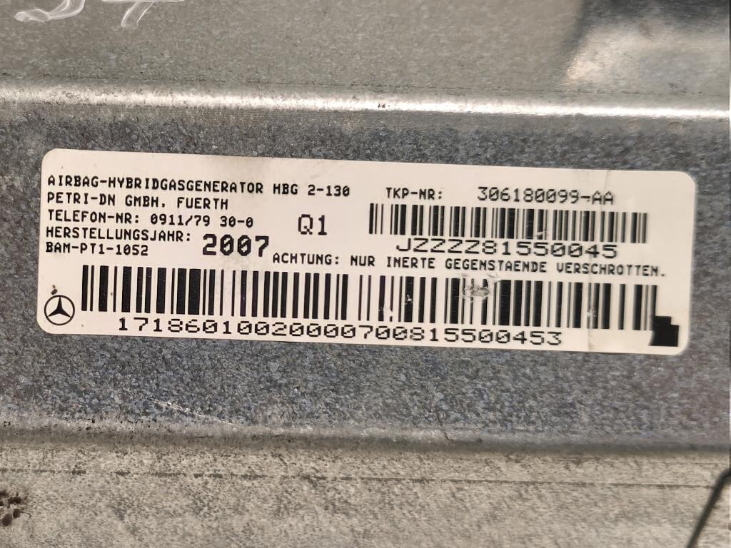 Air-bag Passeggero A1718601002 Mercedes Classe SLK R171 2004