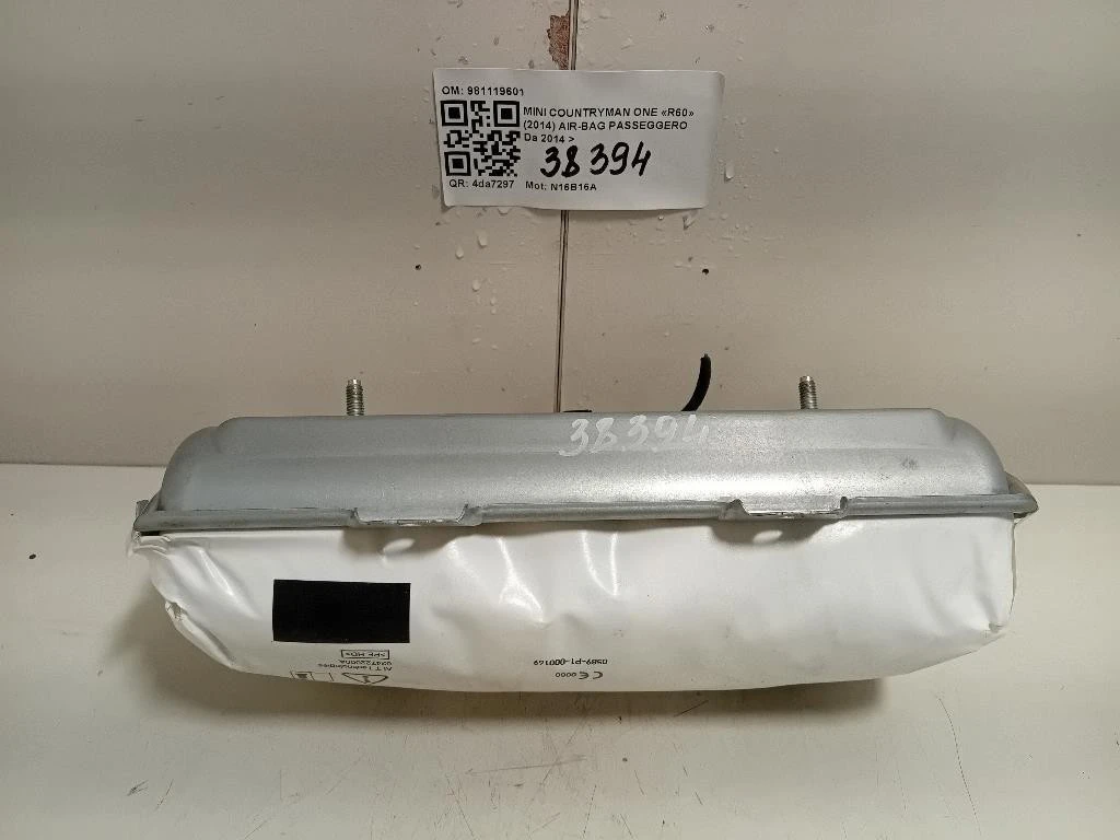 Air-bag Passeggero 981119601 Mini Countryman ONE R60 2014