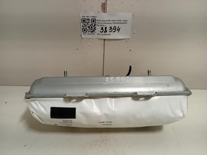 Air-bag Passeggero 981119601 Mini Countryman ONE R60 2014