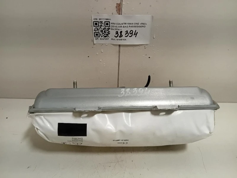 Air-bag Passeggero 981119601 Mini Countryman ONE R60 2014