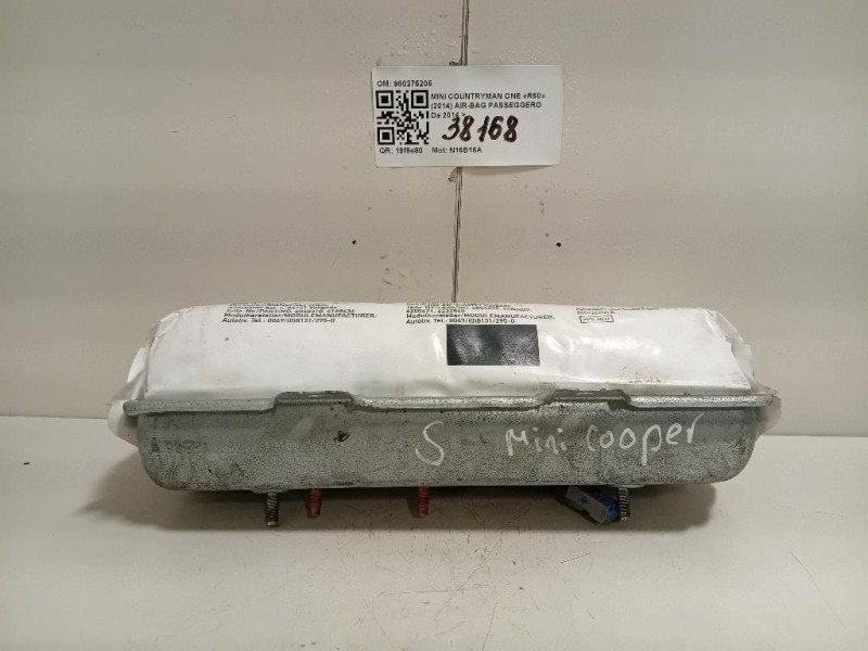 Air-bag Passeggero 980275205 Mini Countryman ONE R60 2014