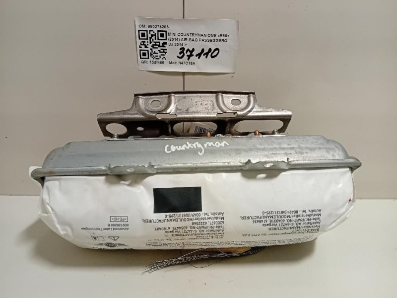 Air-bag Passeggero 980275205 Mini Countryman ONE R60 2014