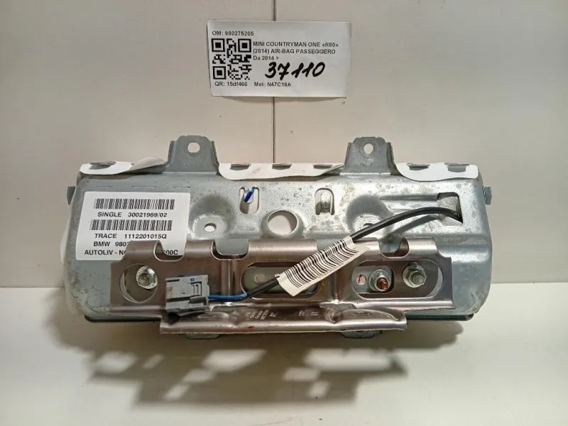 Air-bag Passeggero 980275205 Mini Countryman ONE R60 2014