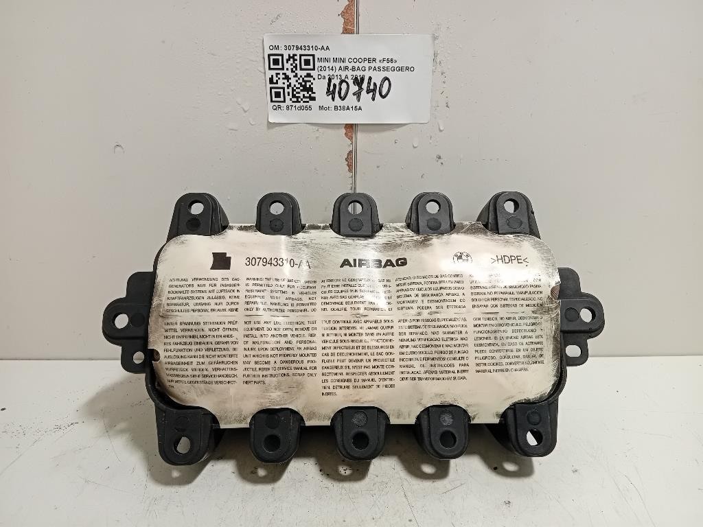 Air-bag Passeggero 307943310-AA Mini MINI Cooper F56 2014