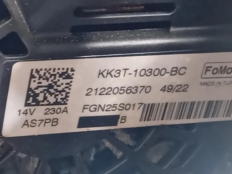 Motore Completo BLFB 170 CV 125KW Ford Transit VI 2019