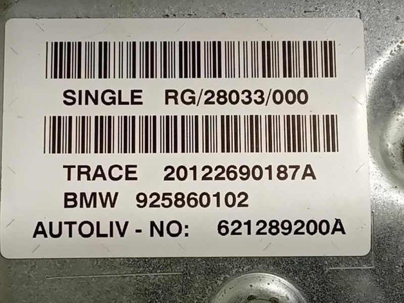 Air-bag Passeggero 925860102 Mini MINI Cooper F55 2018