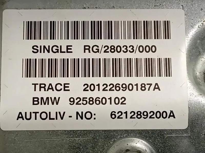 Air-bag Passeggero 925860102 Mini MINI Cooper F55 2018