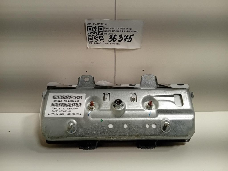Air-bag Passeggero 925860102 Mini MINI Cooper F55 2018