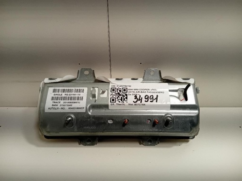 Air-bag Passeggero 51452752782 Mini MINI Cooper F55 2018