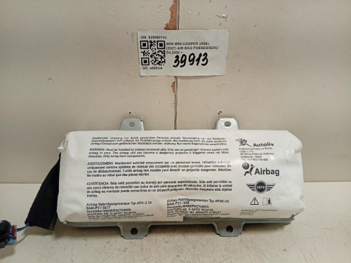 Air-bag Passeggero 51459233845 Mini MINI Cooper F55 2018