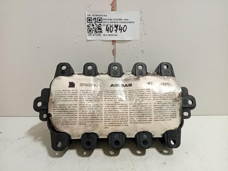 Air-bag Passeggero 307943310-AA Mini MINI Cooper F56 2014