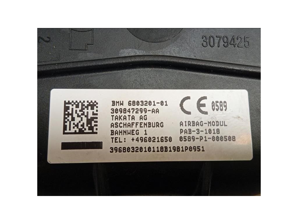 Air-bag Passeggero 6803201 307943310-AA Mini MINI Cooper F56 2014