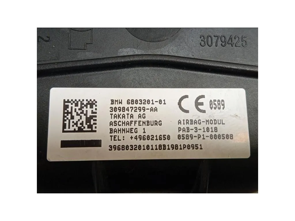 Air-bag Passeggero 6803201 307943310-AA Mini MINI Cooper F56 2014