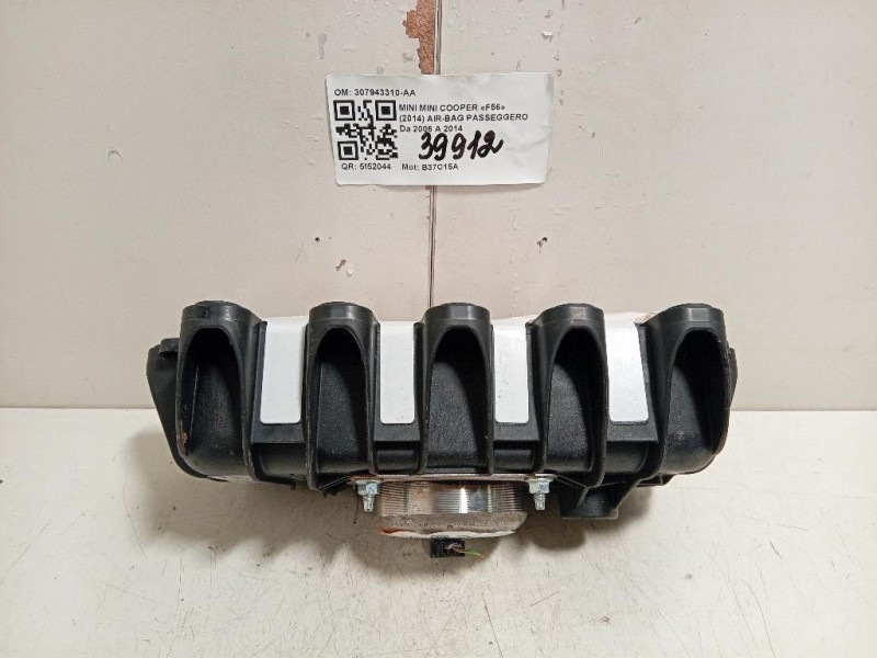 Air-bag Passeggero 6803201 307943310-AA Mini MINI Cooper F56 2014