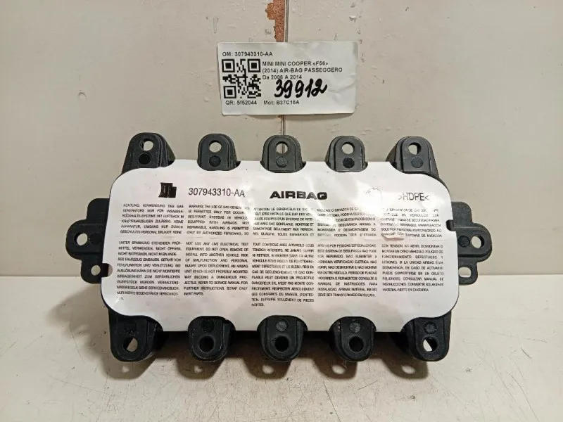 Air-bag Passeggero 6803201 307943310-AA Mini MINI Cooper F56 2014