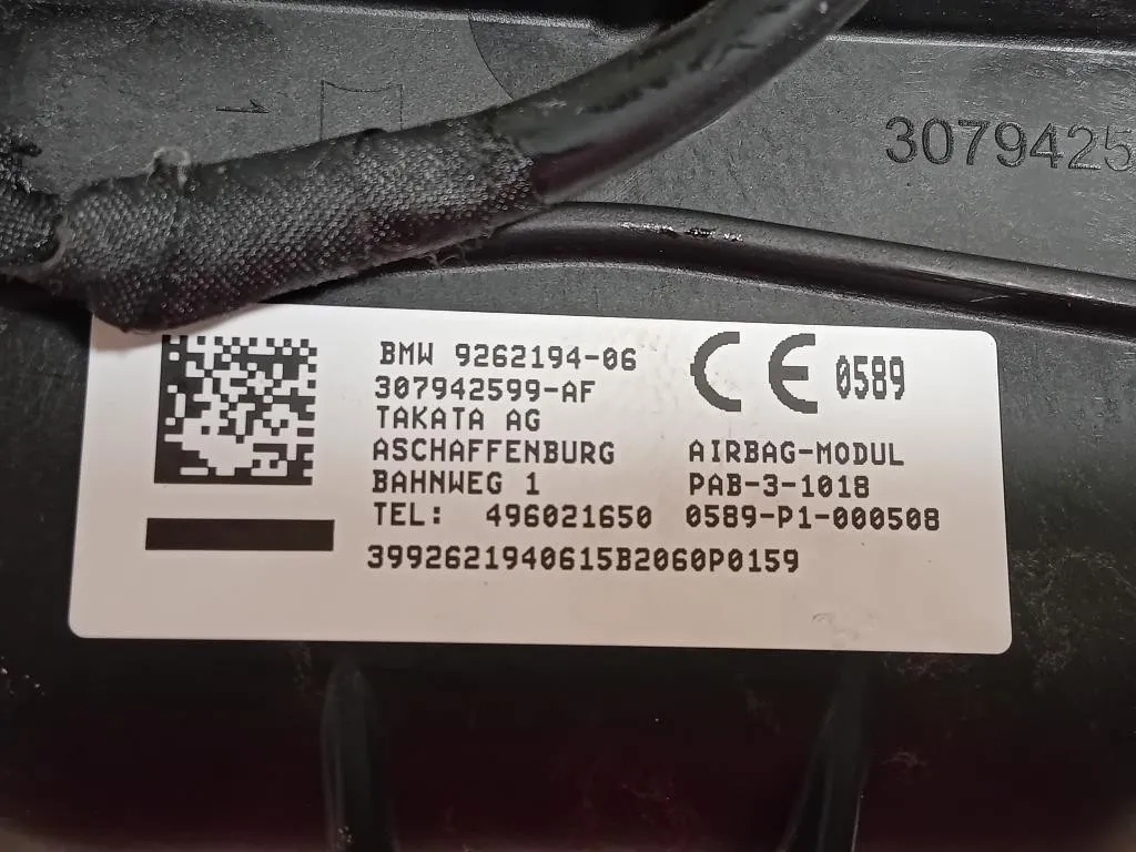 Air-bag Passeggero 307943310-AA Mini MINI Cooper F56 2014