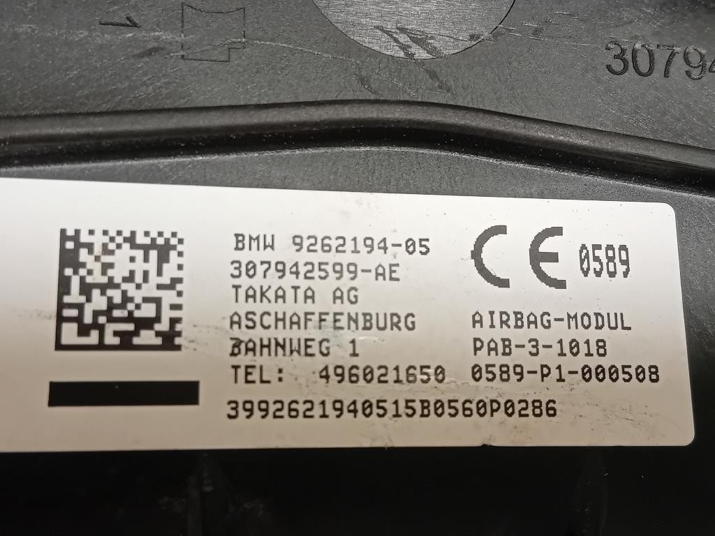 Air-bag Passeggero 307943310-AA Mini MINI Cooper F56 2014