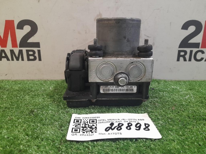 ABS Gruppo ANT 0265238098 Opel Meriva B 2010