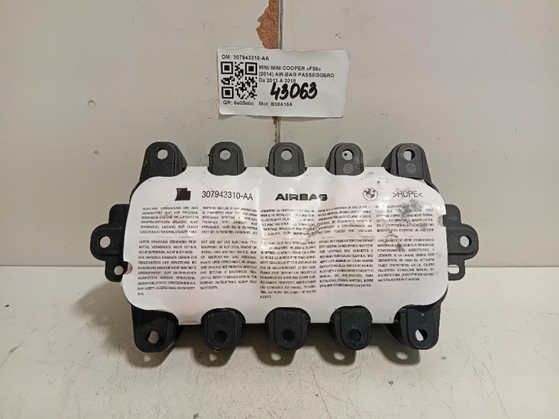 Air-bag Passeggero 307943310-AA Mini MINI Cooper F56 2014