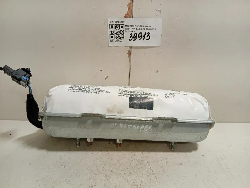 Air-bag Passeggero 925860102 Mini MINI Cooper R56 2007
