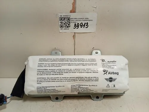 Air-bag Passeggero 925860102 Mini MINI Cooper R56 2007