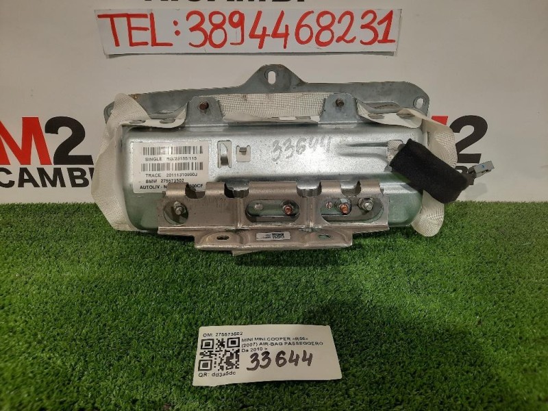 Air-bag Passeggero 275573502 Mini MINI Cooper R56 2007
